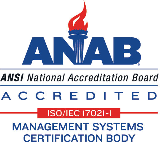 ANSI National accreditation board - Management systems certification body